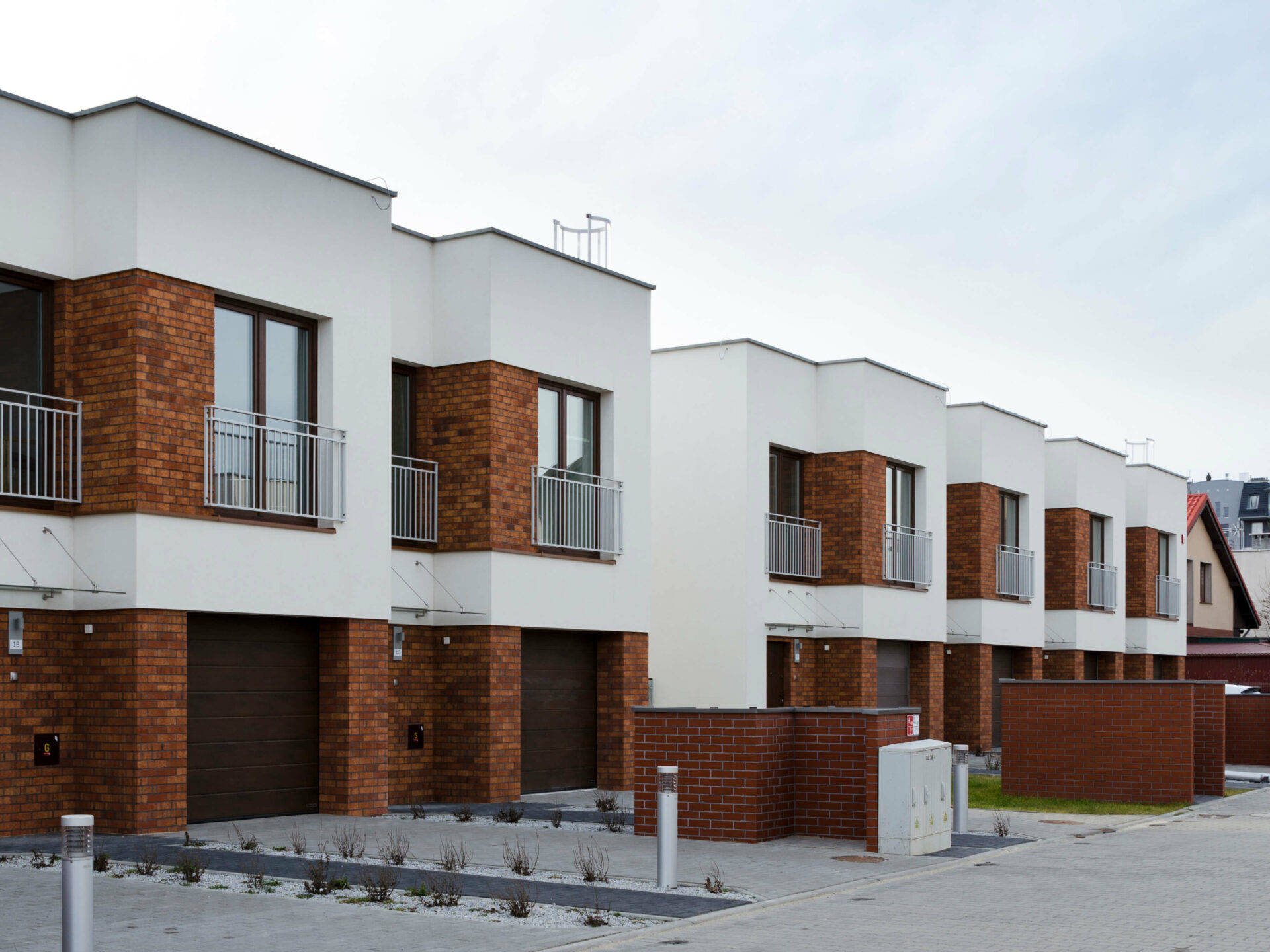 Projekt osiedla domów jednorodzinnych w zabudowie bliźniaczej, projekty domów Wrocław
